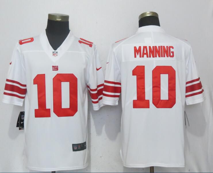 Men New York Giants #10 Manning White Nike Vapor Untouchable Limited Playe NFL Jerseys